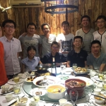 We held a farewell party for Yunlong Sun. We wish him a splendid future!